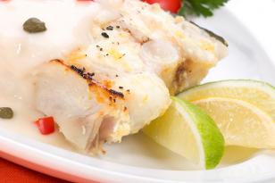 Halibut with Lemon and Caper Sauce